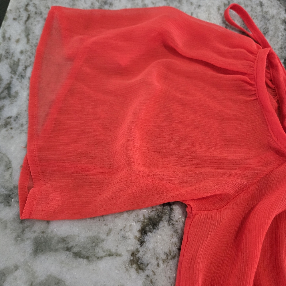 Women's Red Off-Shoulder Swin Coverup NWT - Picture 5 of 9